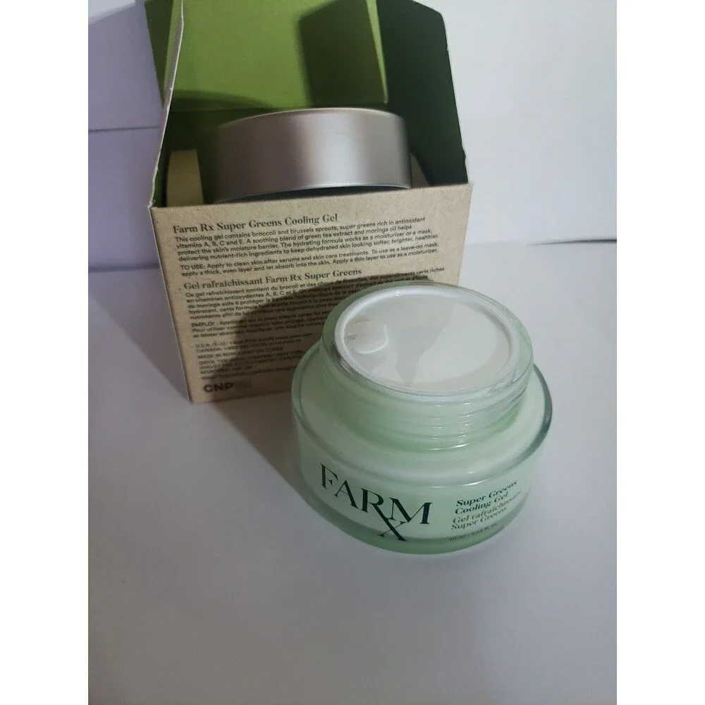 FarmX Super Greens Cooling Gel 90ml/3.04 OZ Brand New In Box!